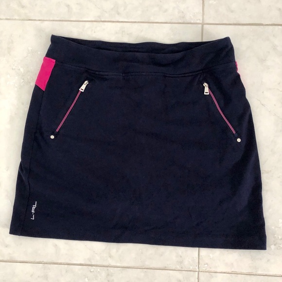 Ralph Lauren Skort Navy w. Pink Small - Picture 1 of 9